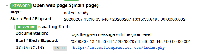 Variable resolving to actual production value